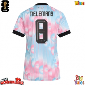 Belgium Youri Tielemans #8 Replica Away Stadium Shirt for Women World Cup 2026 Short Sleeve